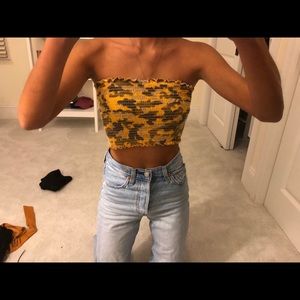 Camo Theme Tube Top